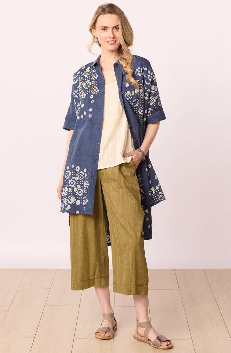 Voile Lightweight Pull-On Layering Culottes