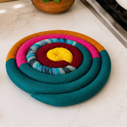 Bloom Spiral Spiced Trivet - Large