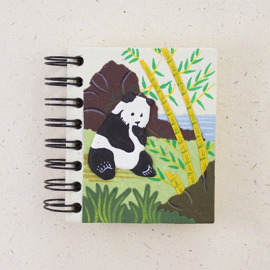 Small Notebook - Panda/Natural White