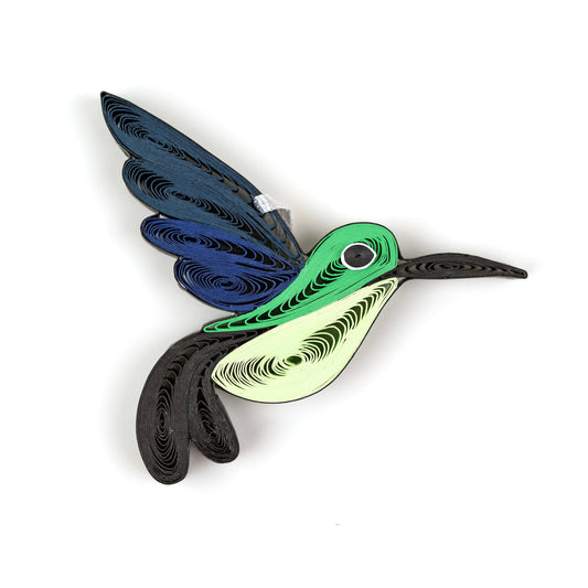 Hummingbird Quilled Ornament