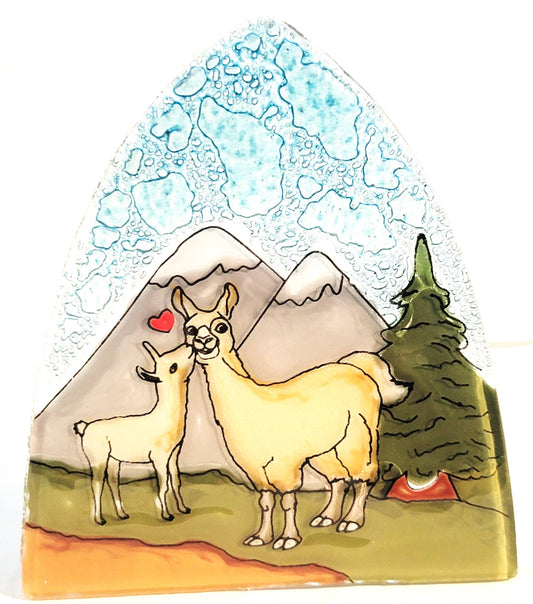 Llama - Recycled Glass Nightlight