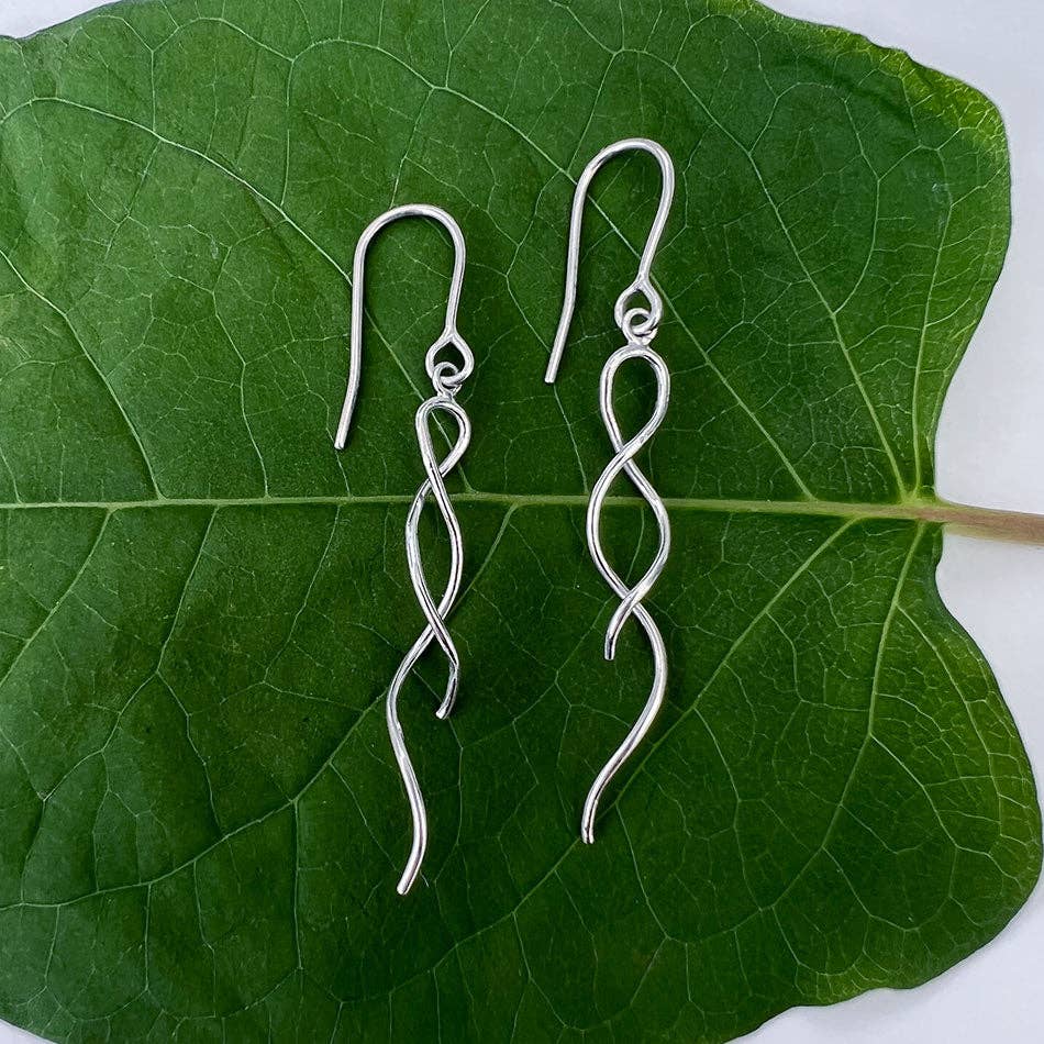 Down To The Roots Earrings - Sterling Silver