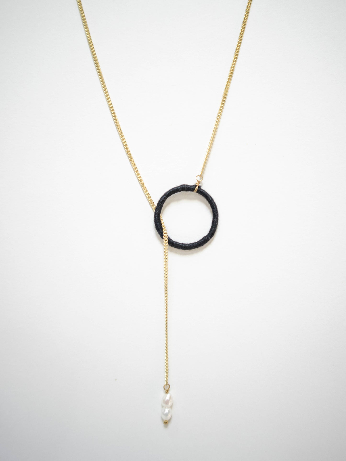 Alexandra Lariat Necklace Gold