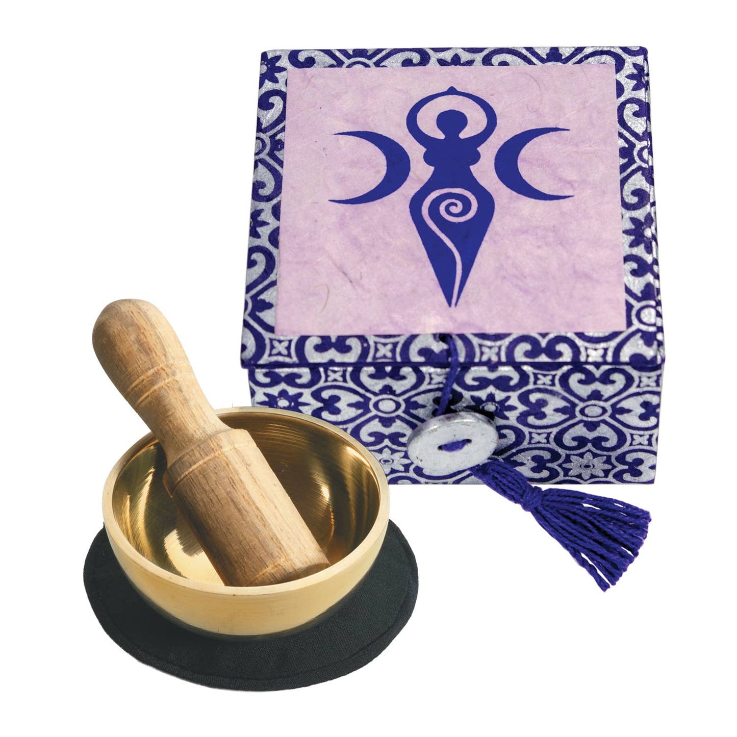 2" Spiral Goddess Mini Meditation Bowl Box