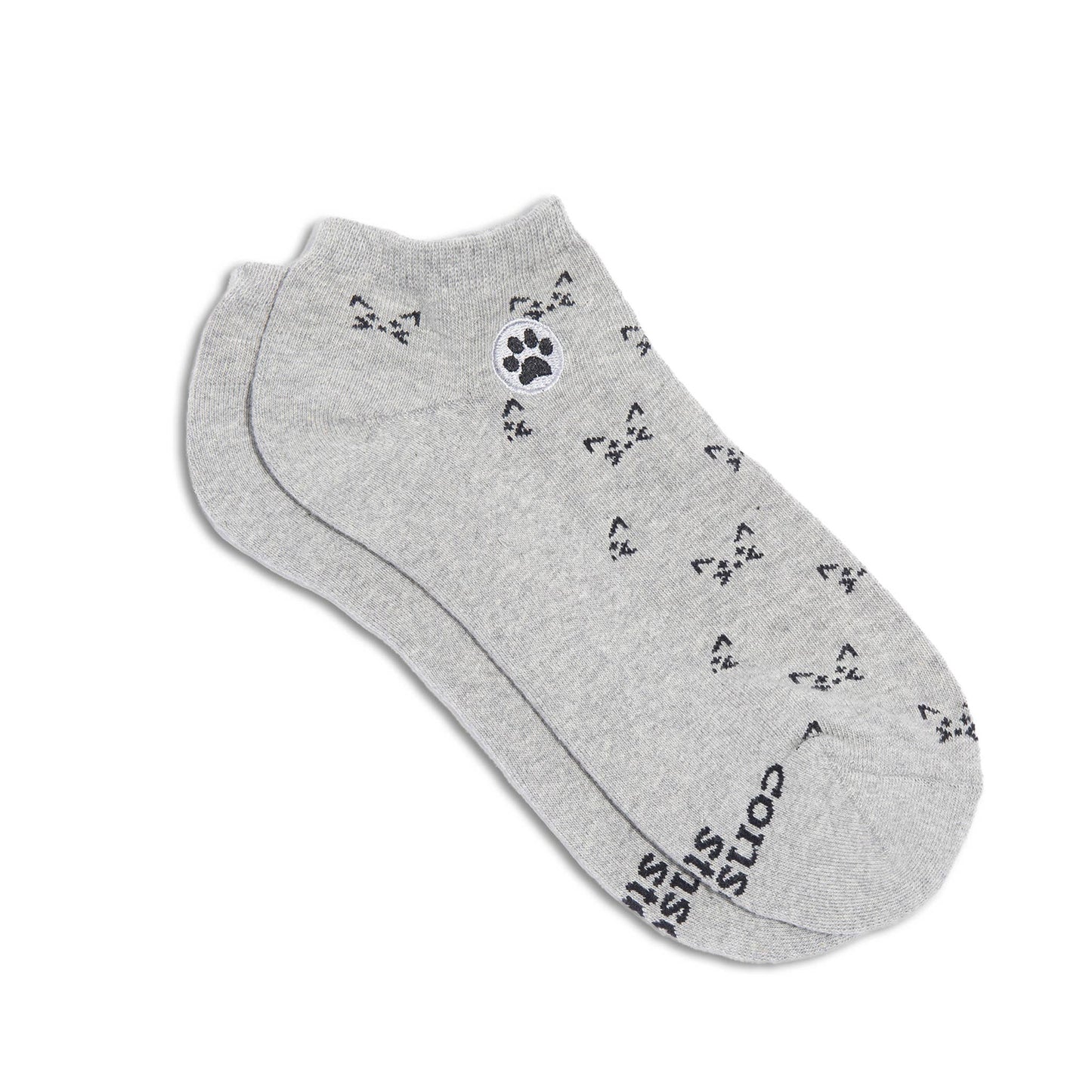 Ankle Socks that Save Cats (Gray)