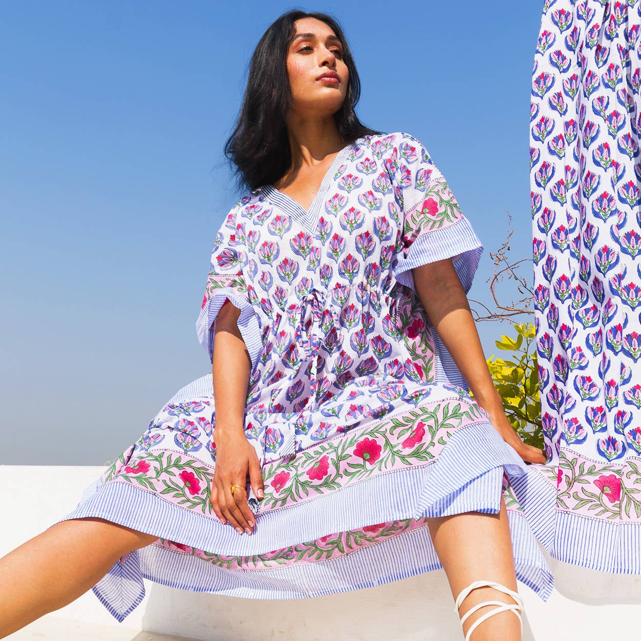Anjali Block Print Caftans