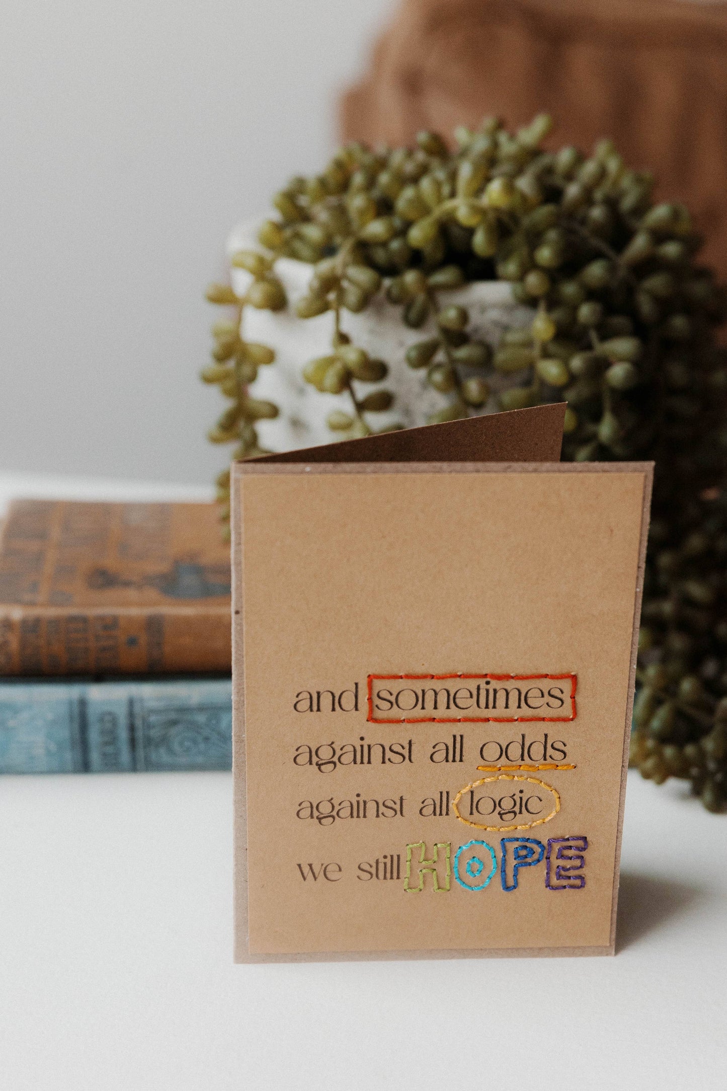 Against All Odds (Hope) Individual Greeting Card