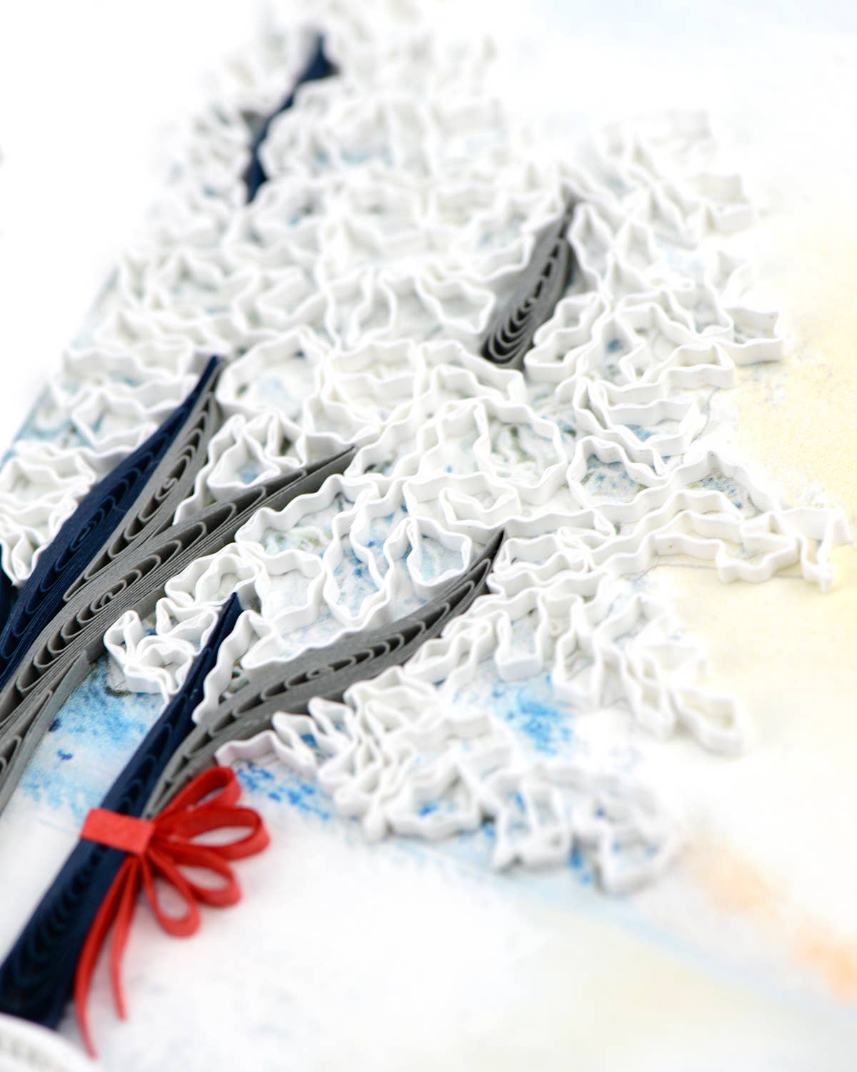 Snow Covered Trees Greeting Card