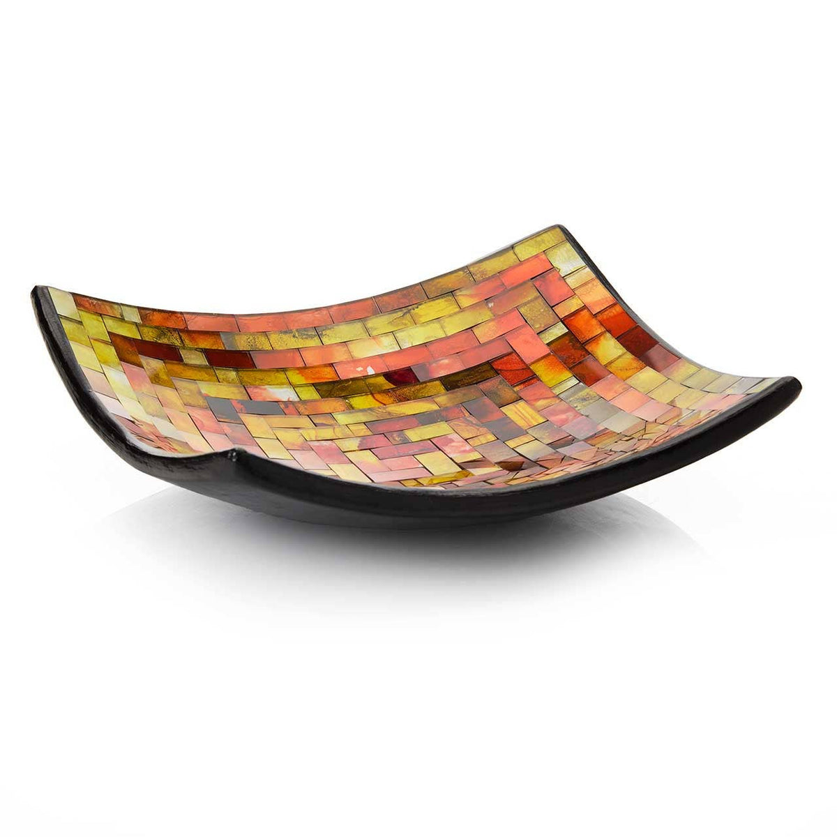 Harvest Hues Fall Mosaic Dish