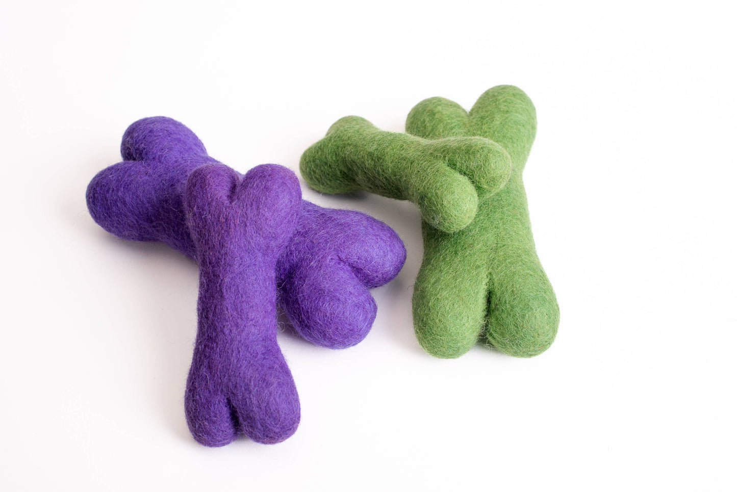 Solid Eco Wool Dog Toys