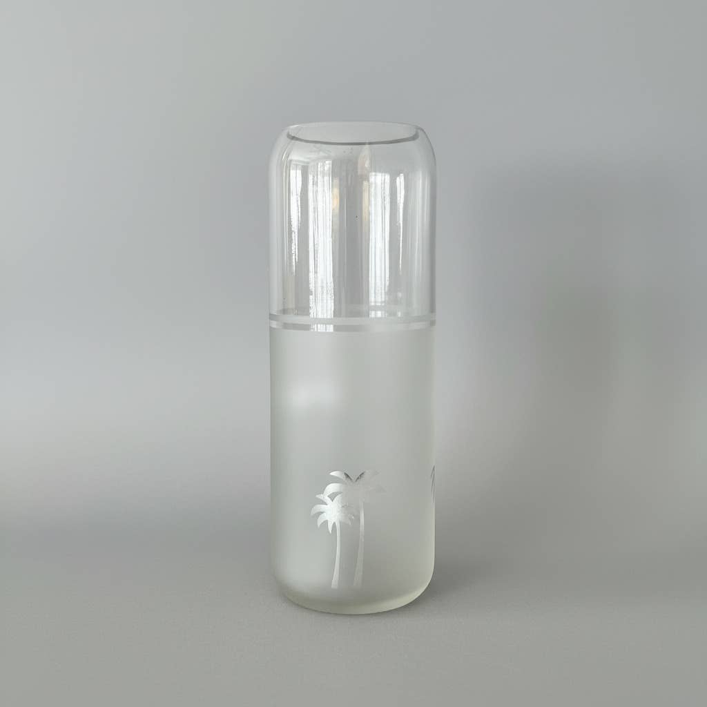 Upcycled Glass Siwa Palms Vase