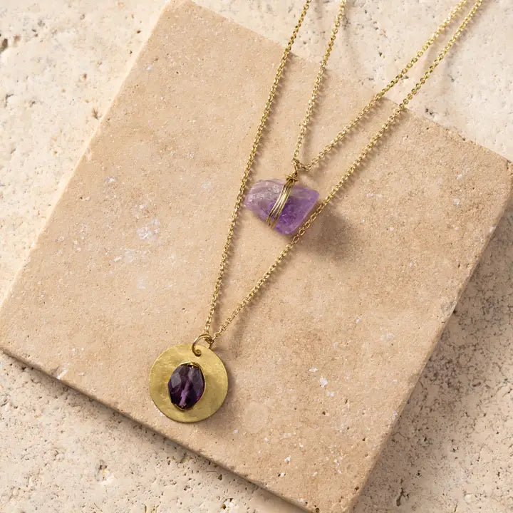 Dhumra Double Layer Agate Necklace