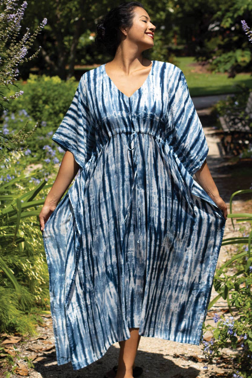 Shibori Caftans