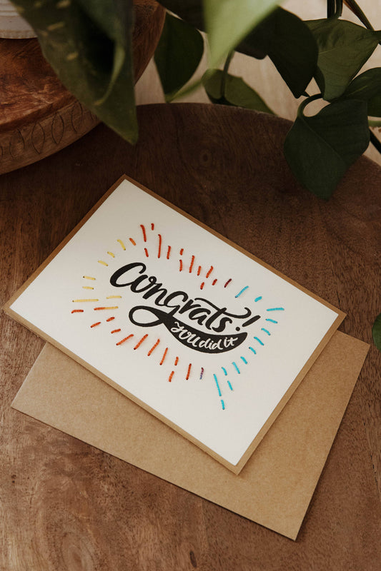 Congrats You Did It! Greeting Cards