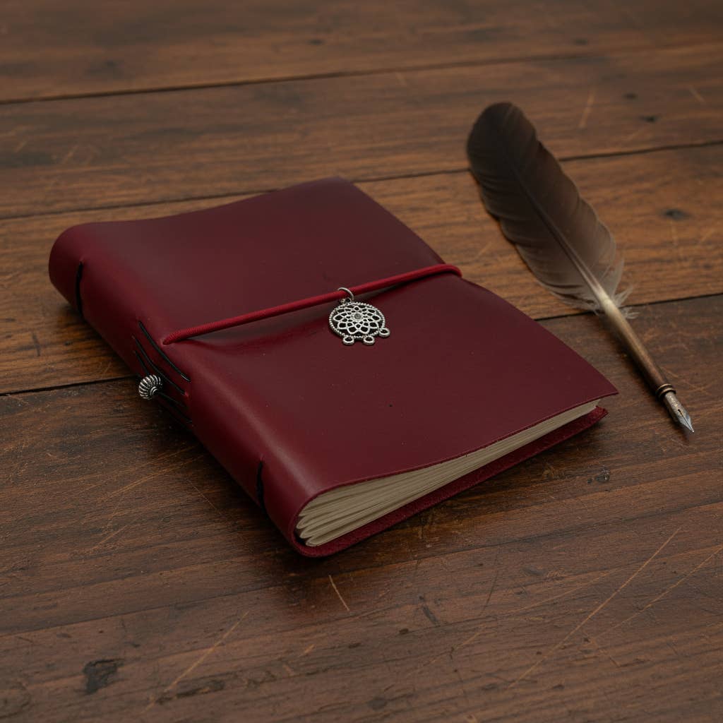 Leather Journal - Red