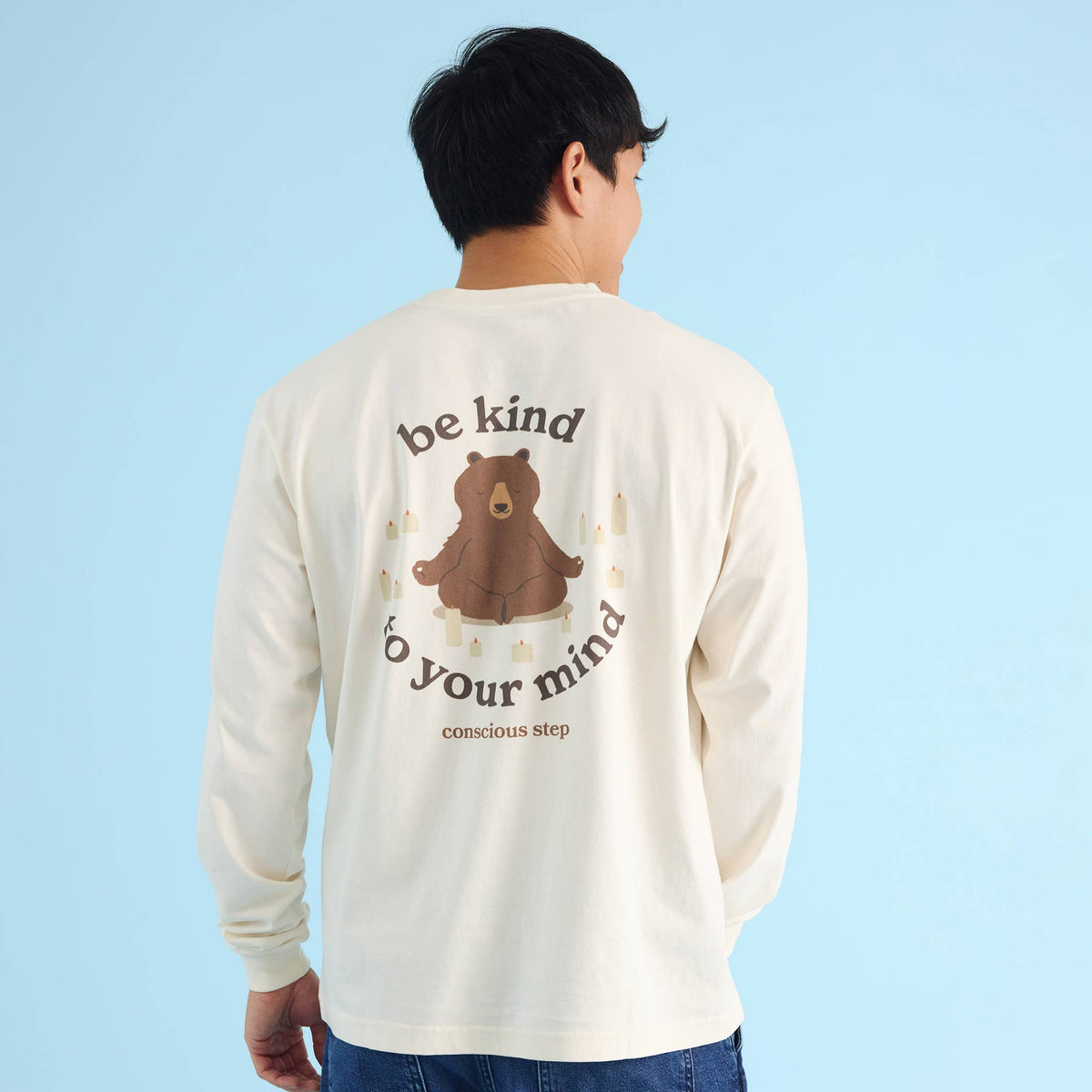 Peace is a Practice Long Sleeve T-Shirt | Organic Cotton