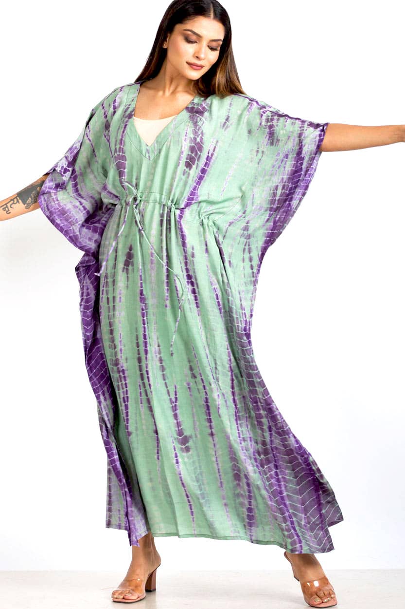 Shibori Caftans