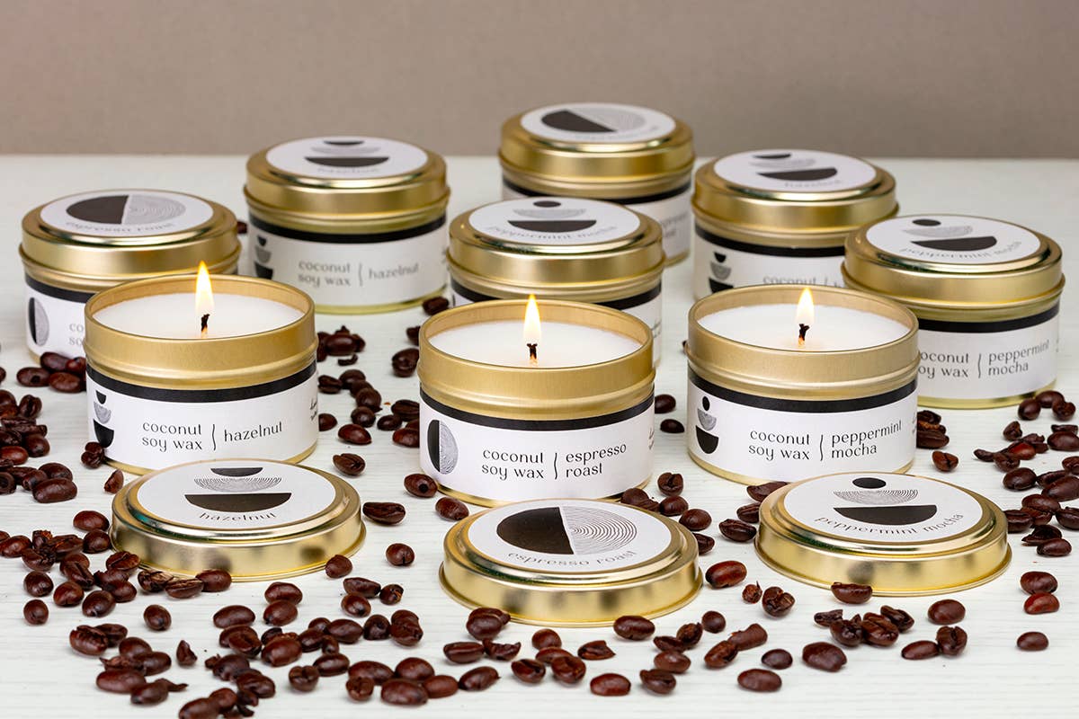 Cafe Candle - Peppermint Mocha