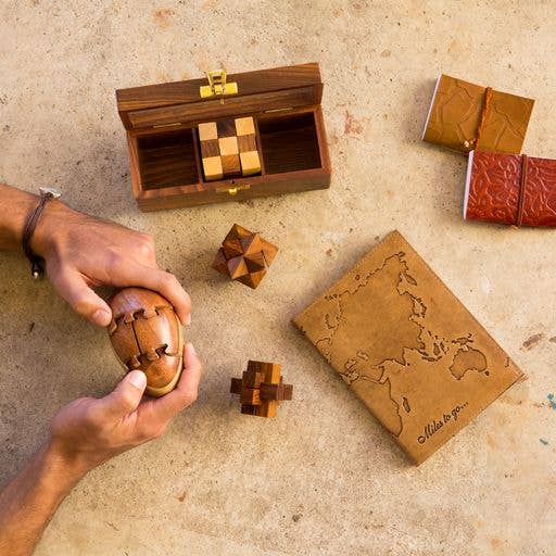 Geometric Puzzle Game Trio Gift Set