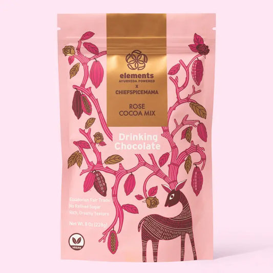 Rose Vegan Drinking Chocolate (8oz)