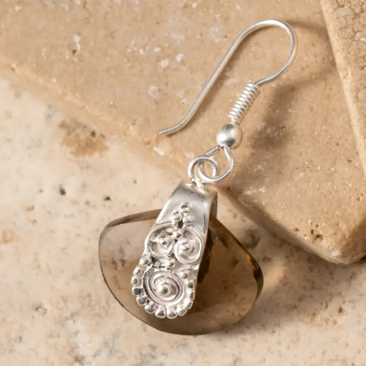 Padak Overlay Glass Earrings