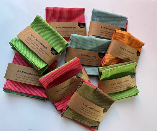 9x9 Assorted Handkerchief Set (3)