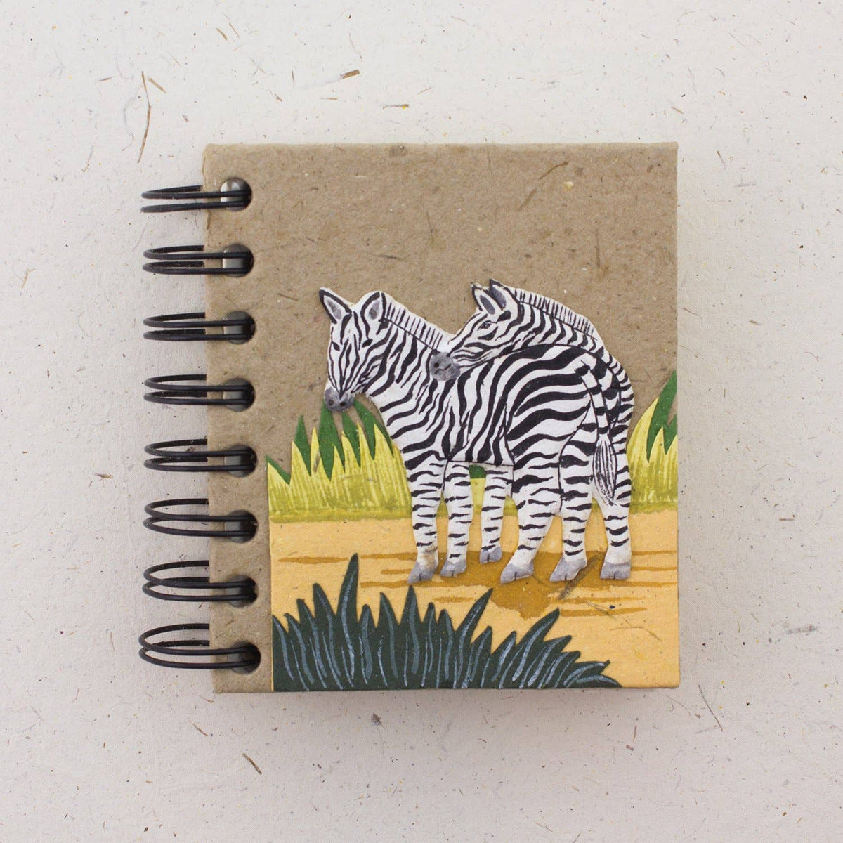 Small Notebook - Zebras/Natural Kraft