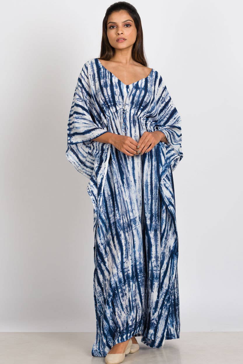 Shibori Caftans