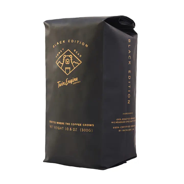 HONEYBEAR BLACK - Whole Bean Coffee 10.6OZ