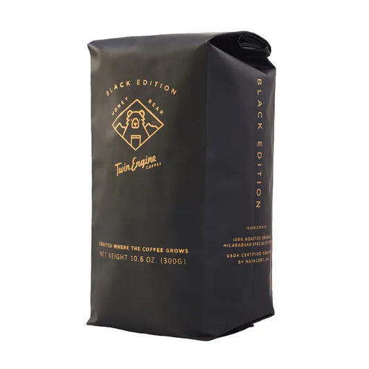 HONEYBEAR BLACK - Whole Bean Coffee 10.6OZ