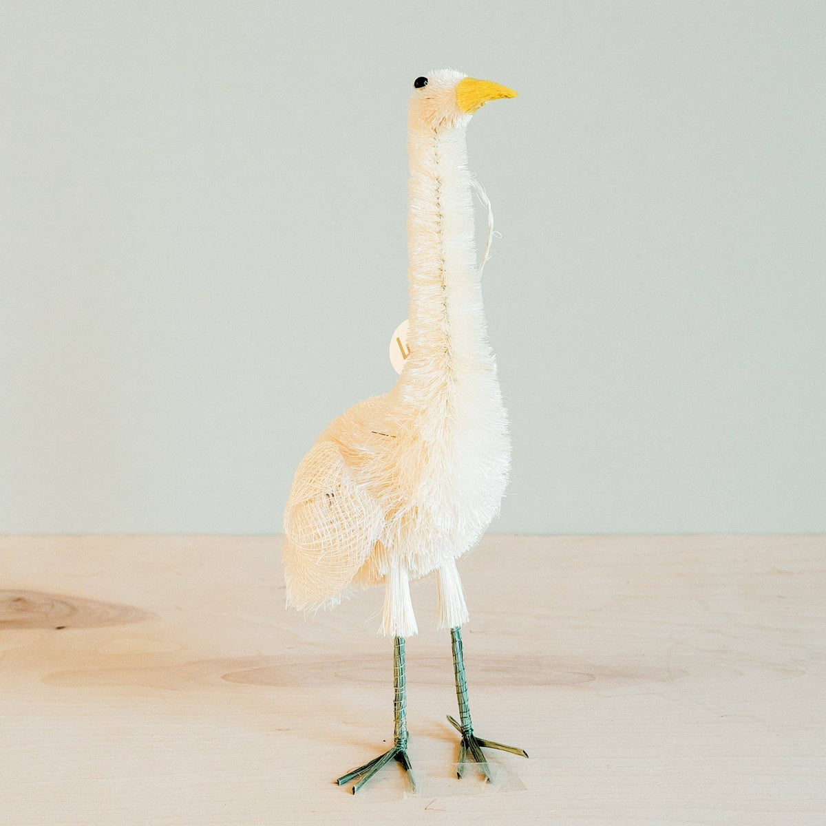 Heron Abaca Fiber Ornament