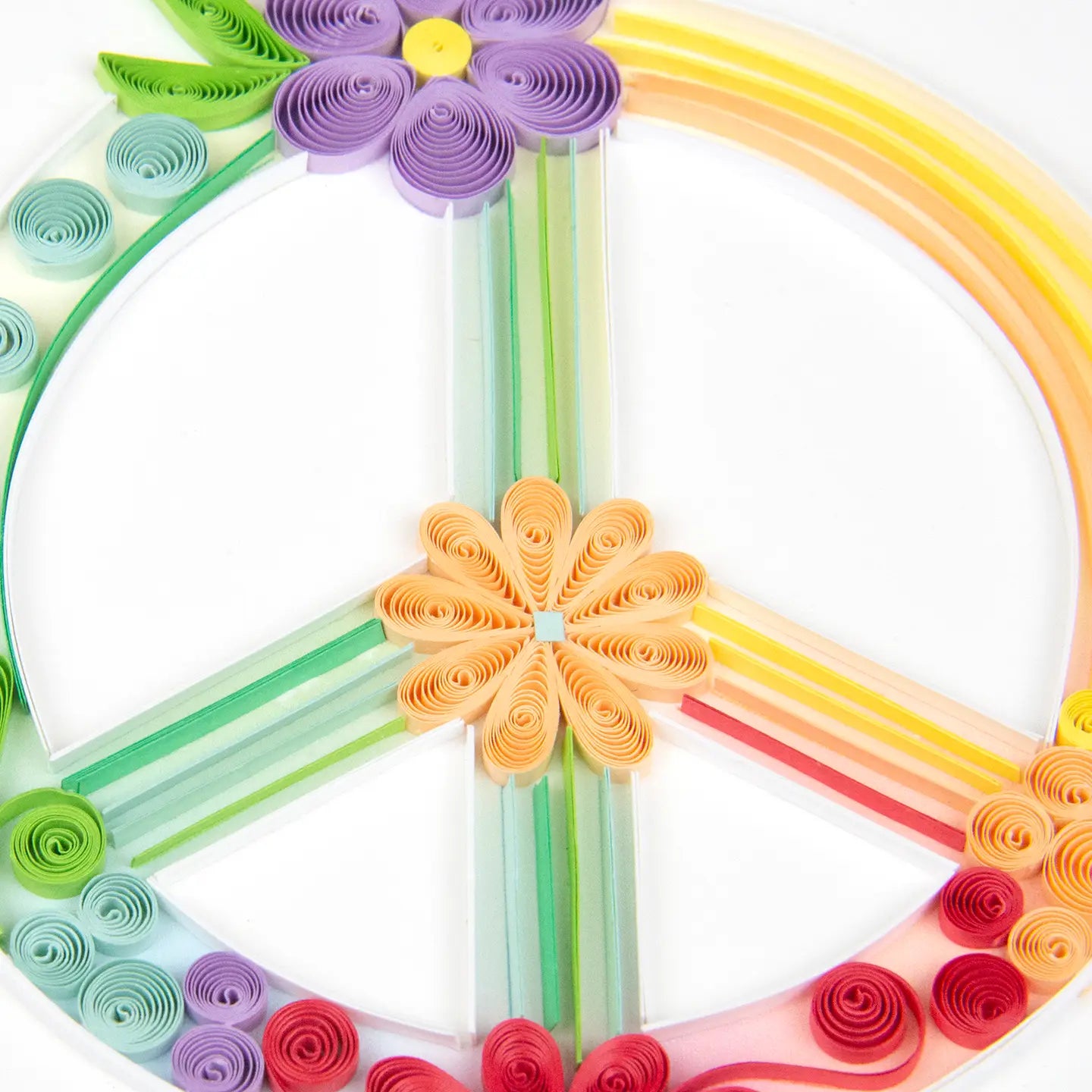 Quilled Peace Sign Greeting Card