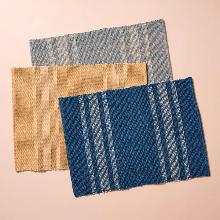 Beja Handloomed Cotton Placemats - Set of 2