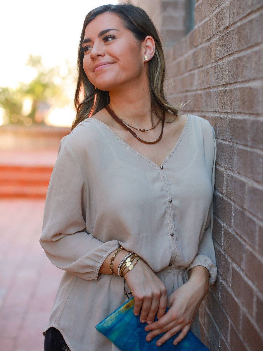Tube Artillery Necklace - Copper