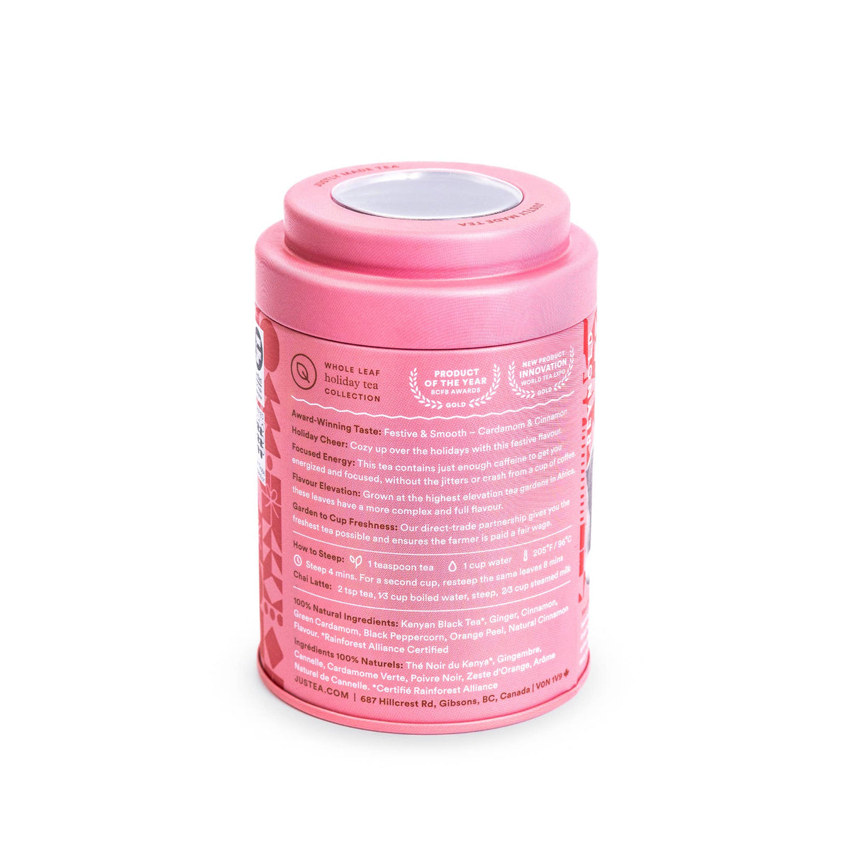 Holiday Spice Black Tea Tin & Spoon