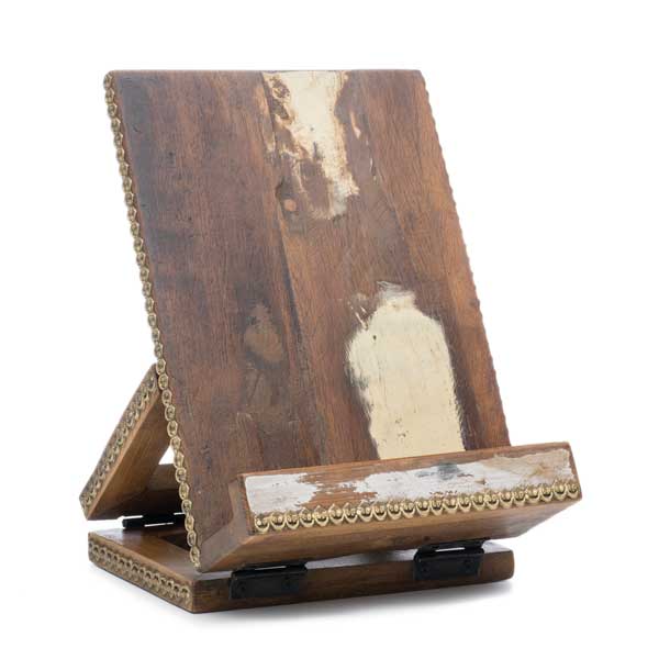 Puri Beach Book/Tablet Stand - Reclaimed Wood