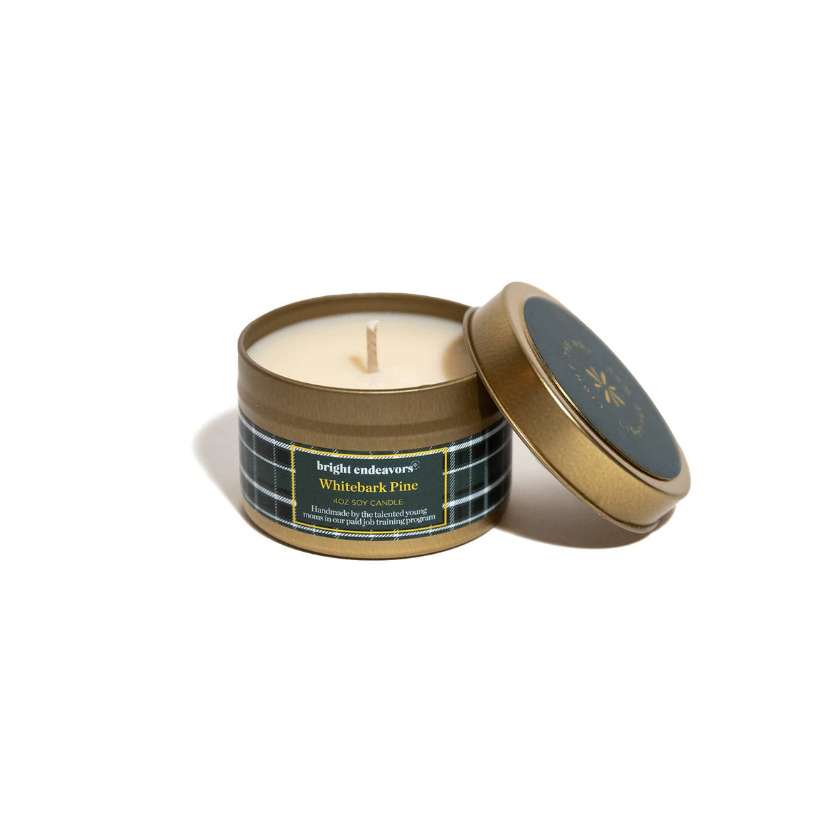 8oz Tin Soy Candle - Whitebark Pine