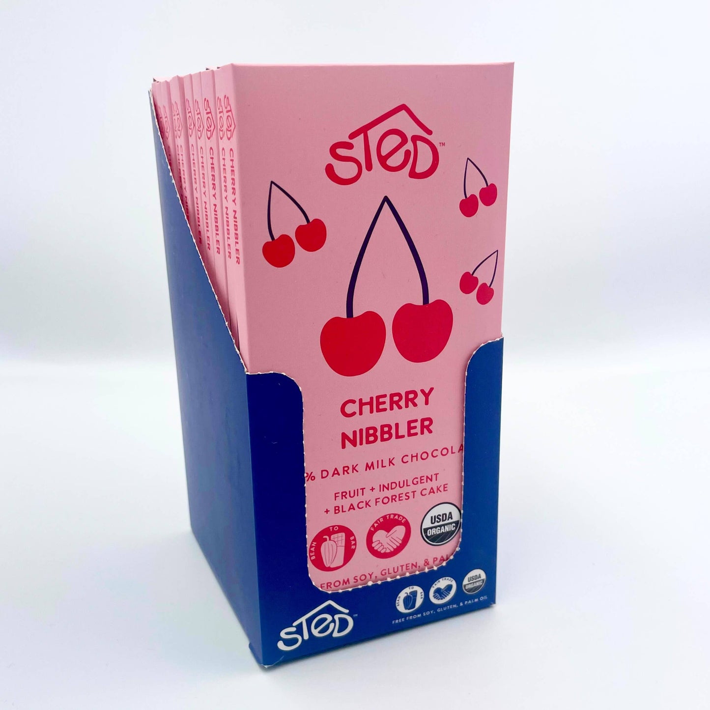 Cherry Nibbler Dark Chocolate Bar