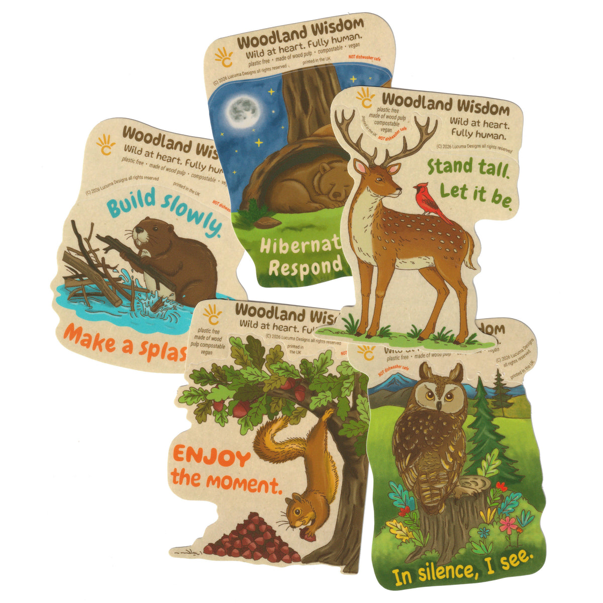 Woodland Wisdom Stickers - Assorted