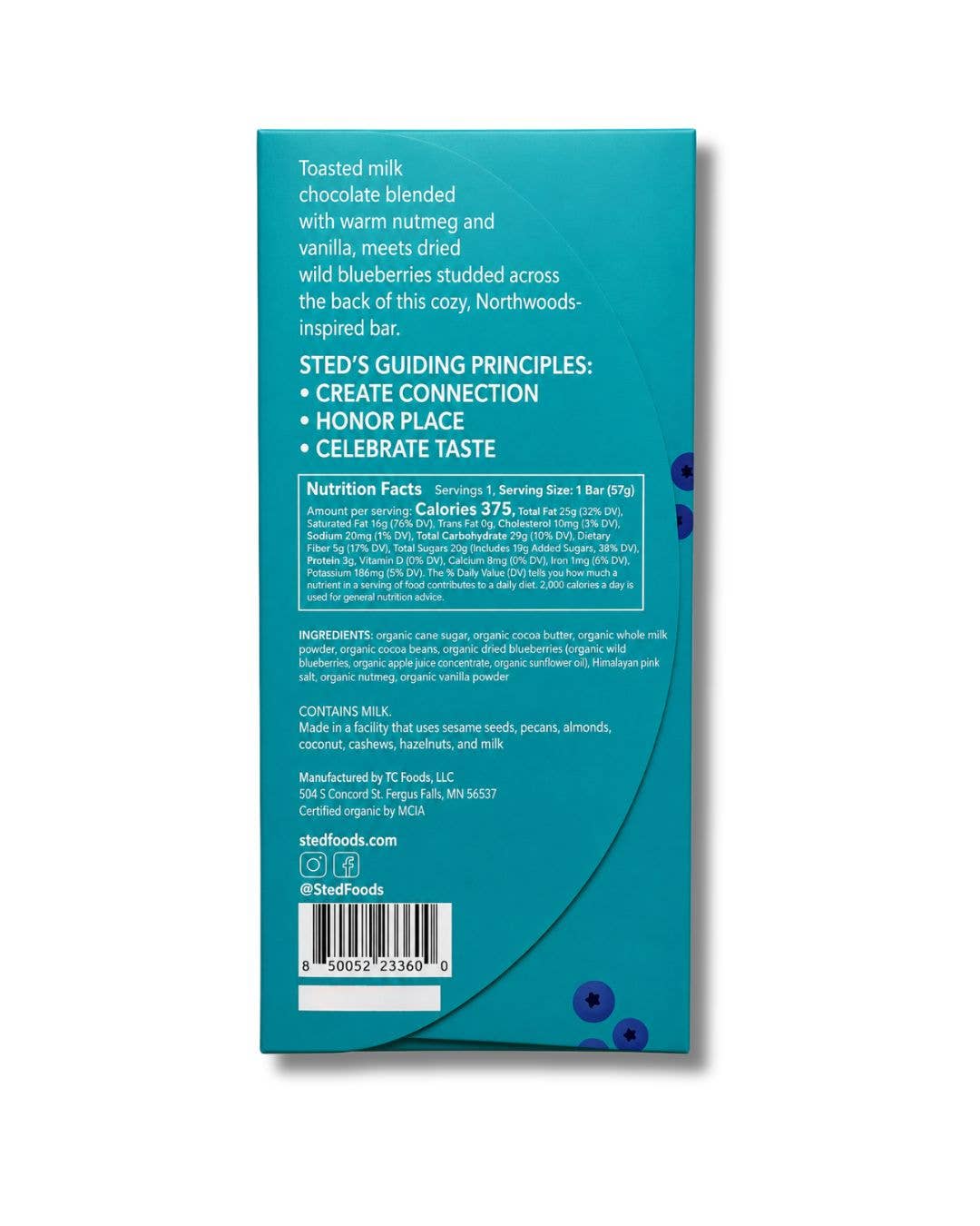 Babe's Blue Milk Chocolate Bar