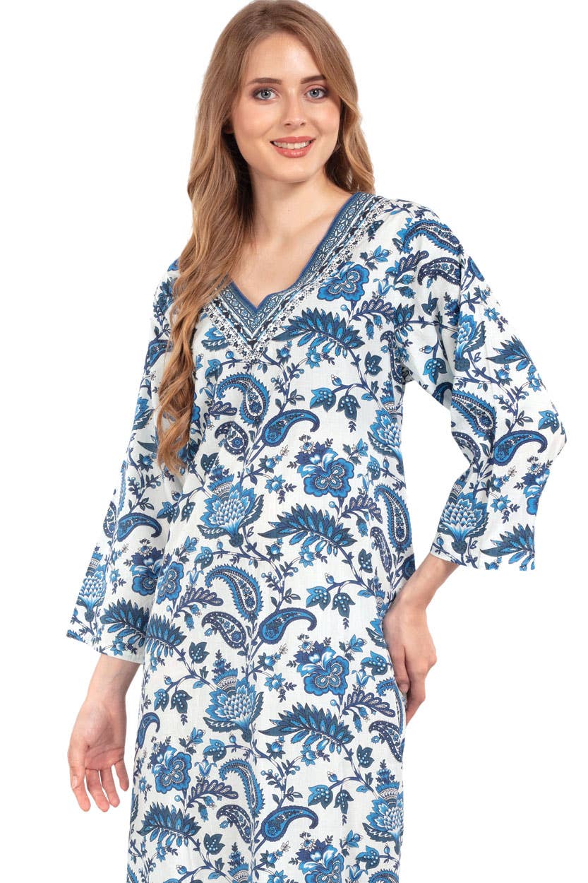 Maya Cotton Caftan