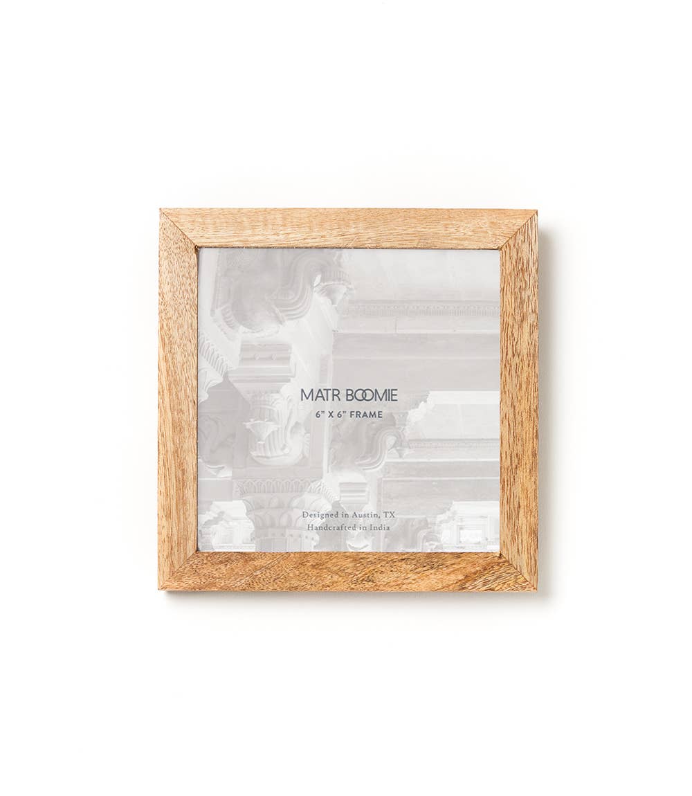 Bimala 6x6 Light Wood Quilling Card Frame