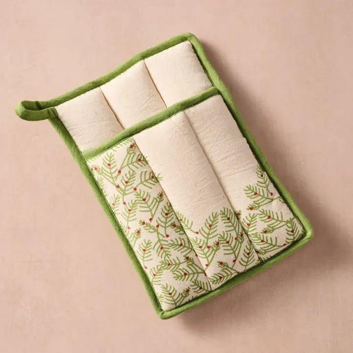 Sardee Holly Cotton Potholder