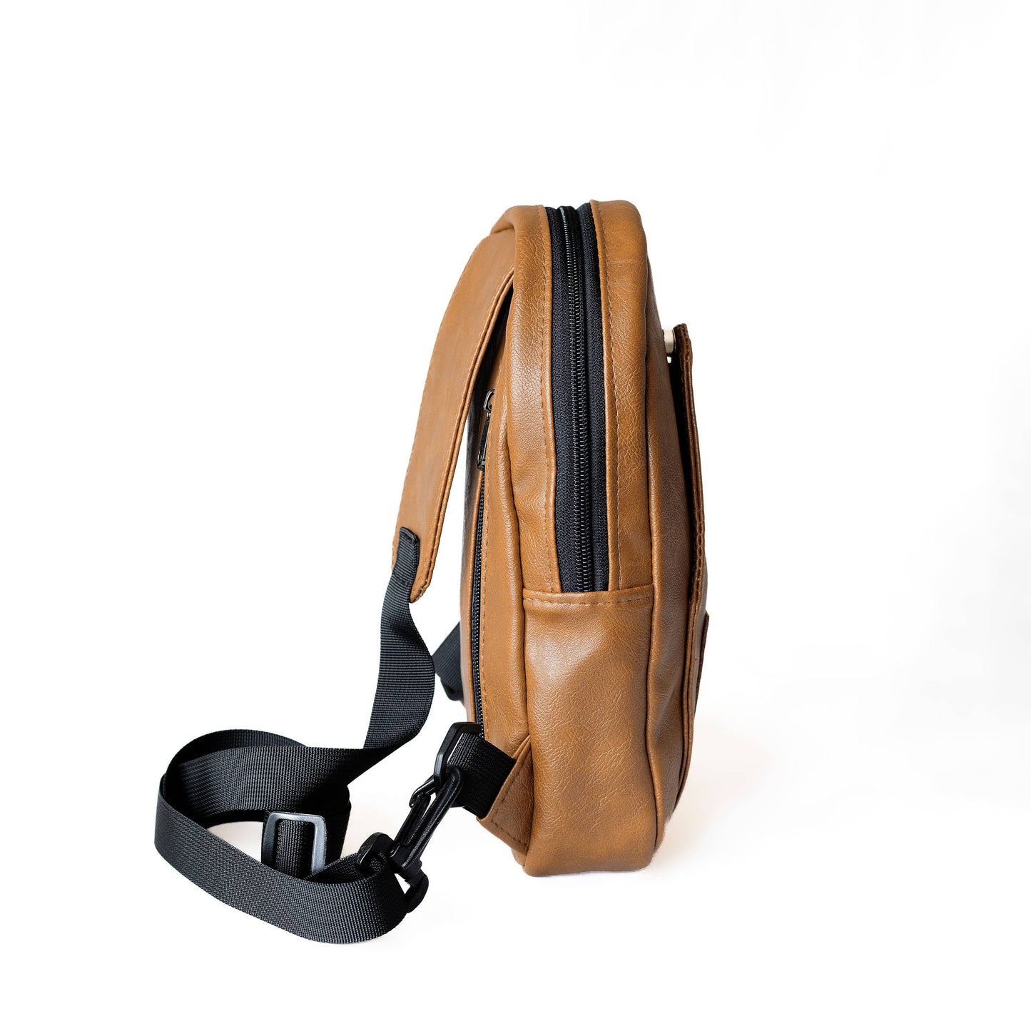 Buru Crossbody Sling Bag – Vegan Leather, Assorted Colors