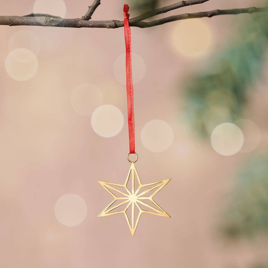 Saat Shell Casing Star Ornament