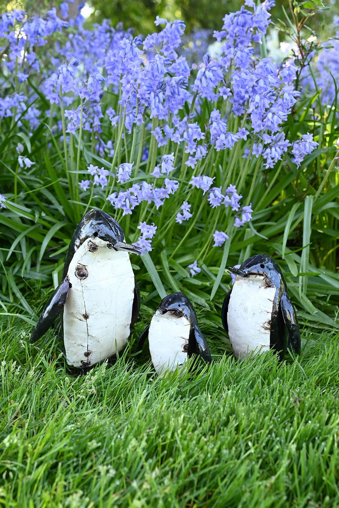 Penguin Recycled Metal Sculpture