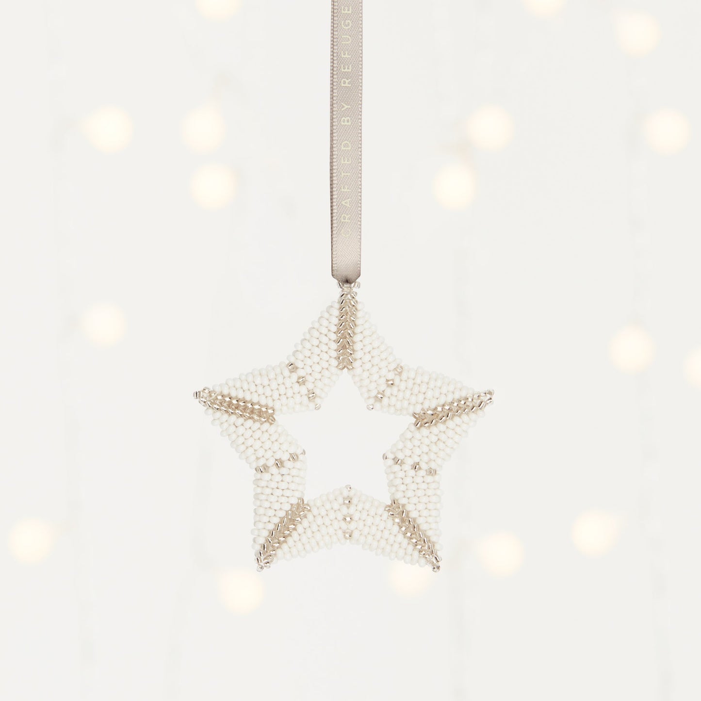 Ornament MADE51 Star of Unity 3D beaded star