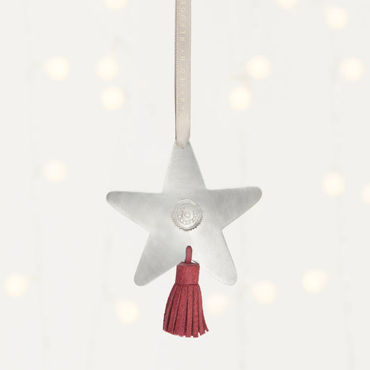 Ornament MADE51 Shooting Star 3D mtl w/lthr tassel