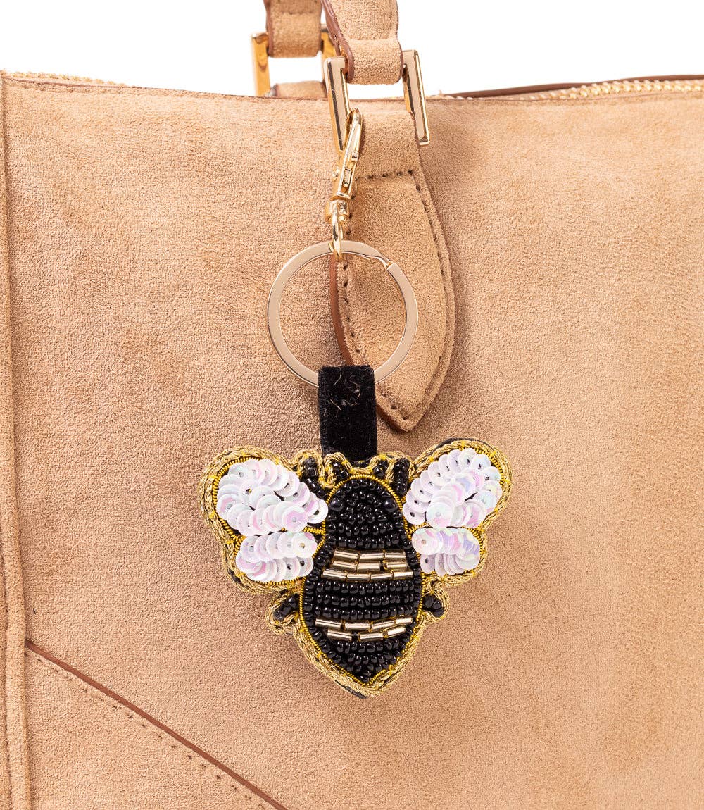 Raksha Bee Bag Charm Keychain