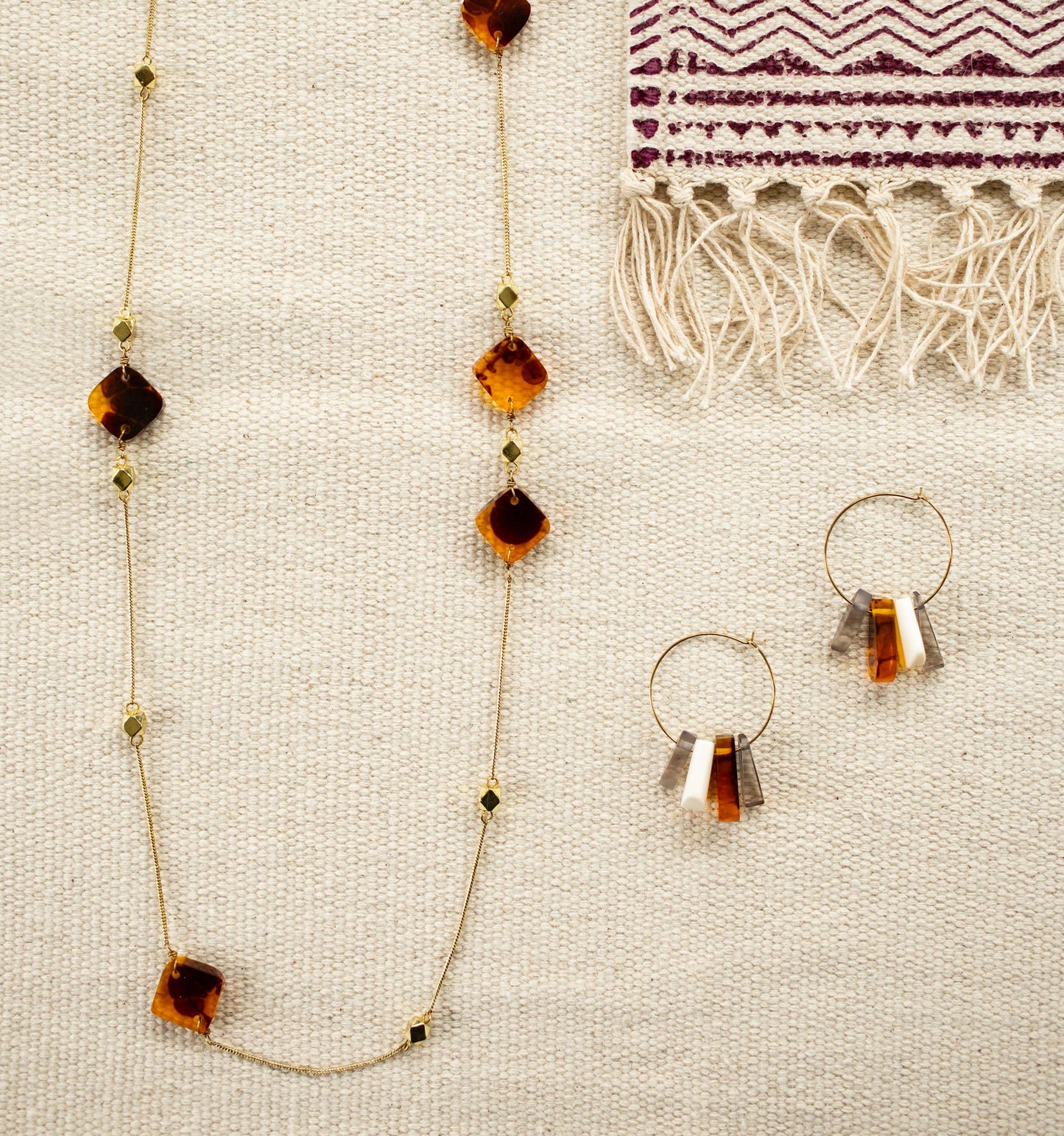 Margot Necklace Tortoiseshell